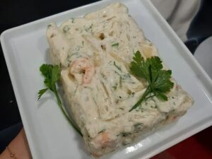 Lasanha de Camarão Rosa (Massa Penne)