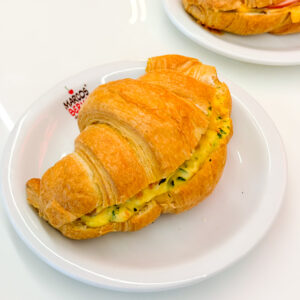 Croissant recheado Camarão Rosa