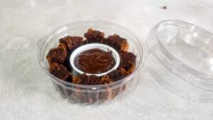 Palitinhos de Brownie dos Deuses c/ Caldinha dos Deuses